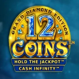 12 Coins Grand Diamond Edition online game logo by Wazdan on levelsupcasino.com