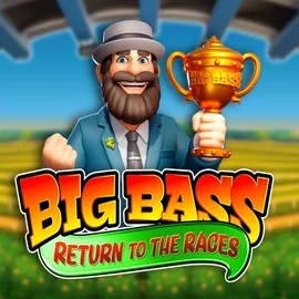 Big Bass Return to the Races slot visual from Pragmatic Play available on levelsupcasino.com