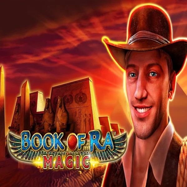 Book of Ra Magic logo by Greentube Level up Casino