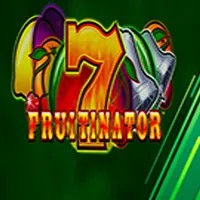 Fruitinator Jackpot King slot logo by Blueprint Gaming at Level up Casino