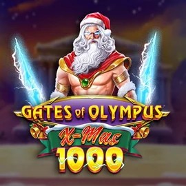 Gates of Olympus Xmas 1000 slot visual from Pragmatic Play available on levelsupcasino.com