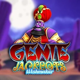 Genie Jackpots Wishmaker logo – Jackpots by Blueprint Gaming at Level up Casino