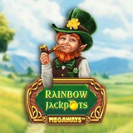 Rainbow Jackpots Megaways casino game by Red Tiger Gaming – featured logo at Level up Casino