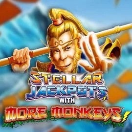 Stellar Jackpots with More Monkeys online slot from Lightning Box Game – play at levelsupcasino.com