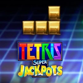 Tetris Super Jackpots game by WMS – logo hosted on Level up Casino